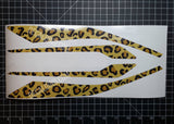 2015 Leopard Cheetah Print Body Stripe Honda Grom Decals Factory Replacement Stickers msx125