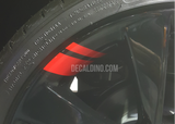 2018 Chevy Cruze Silverado Redline Rim Hash Mark Decal Stickers Stripes 2019
